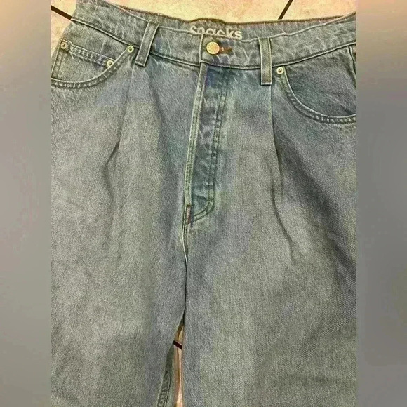 Mother Snacks Jeans The Pleated Fun Dip Puddle Jean Size 26 NWT - Picture 2 of 9